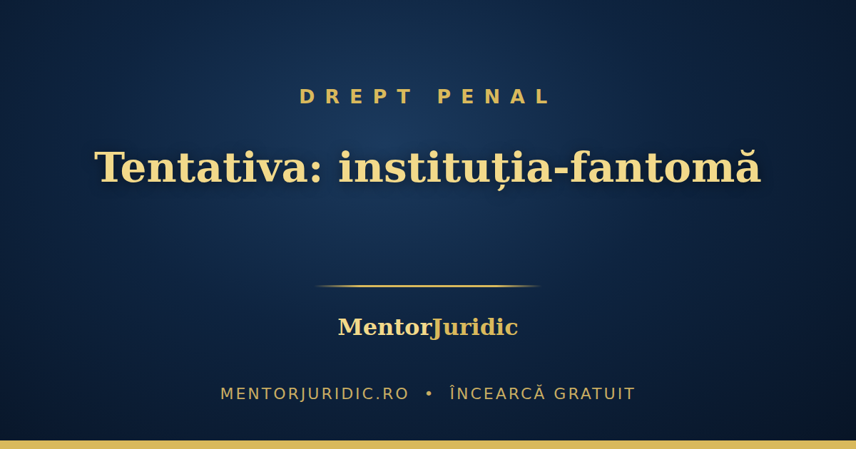 Tentativa la grile: momentul consumării și celelalte întrebări care decid răspunsul